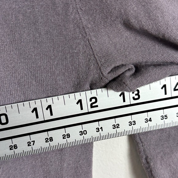 Aritzia Sunday Best Ellie Sweater Grey Womens Sz XS Mock Neck Open Back Knit Top - Picture 11 of 16